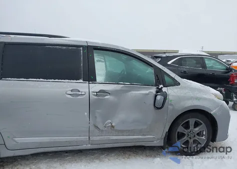 2018 Toyota Sienna Se Premium 8 Passenger z USA, uszkodzony, nr VIN 5TDXZ3DC0JS941005